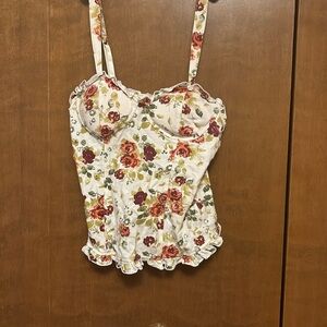 SMM VINTAGE MUDD FLORAL CORSET